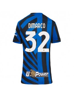 Billige Inter Milan Federico Dimarco #32 Hjemmedrakt Dame 2024-25 Kortermet